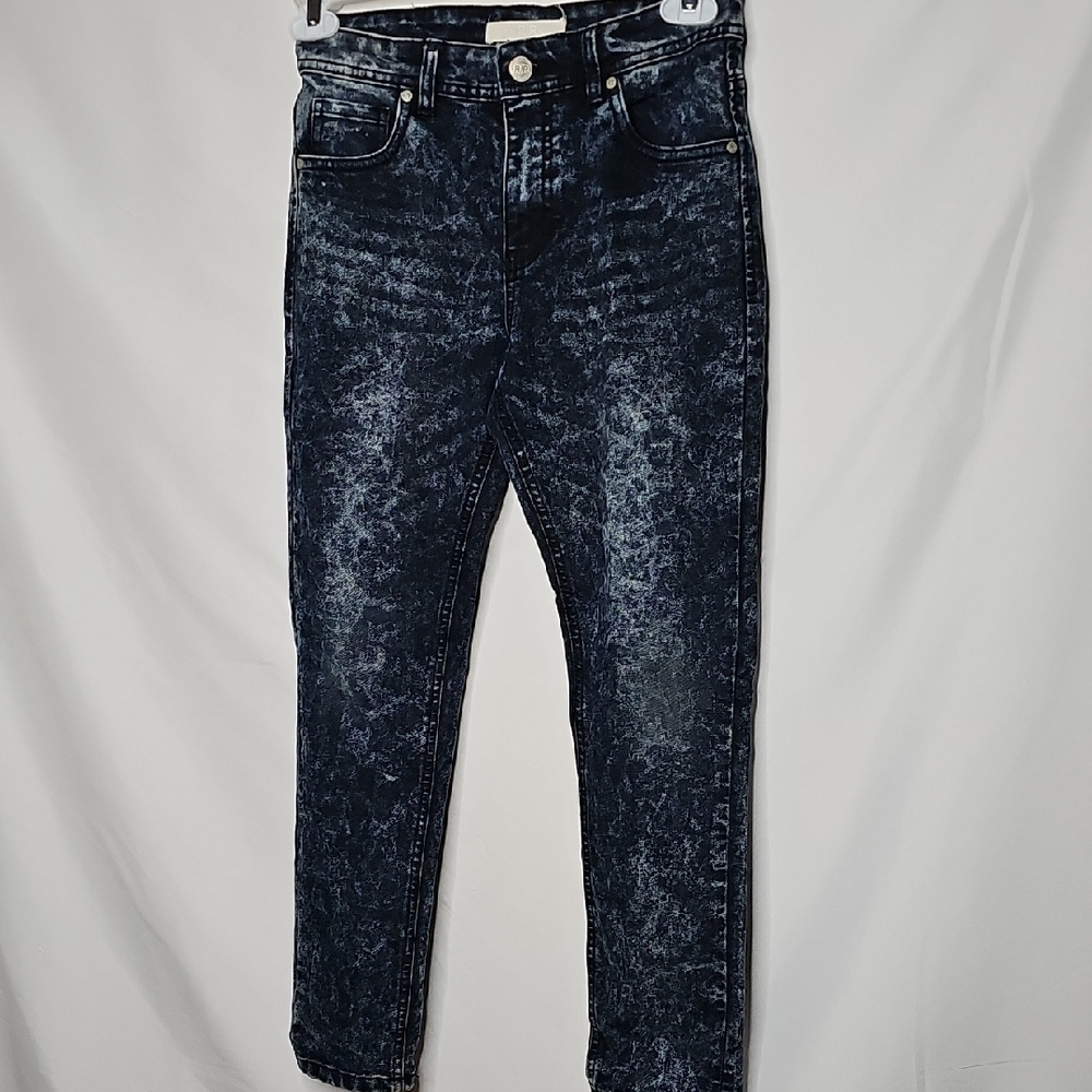 Refinery Republic Acid Wash Straight Leg Jeans Sz 10